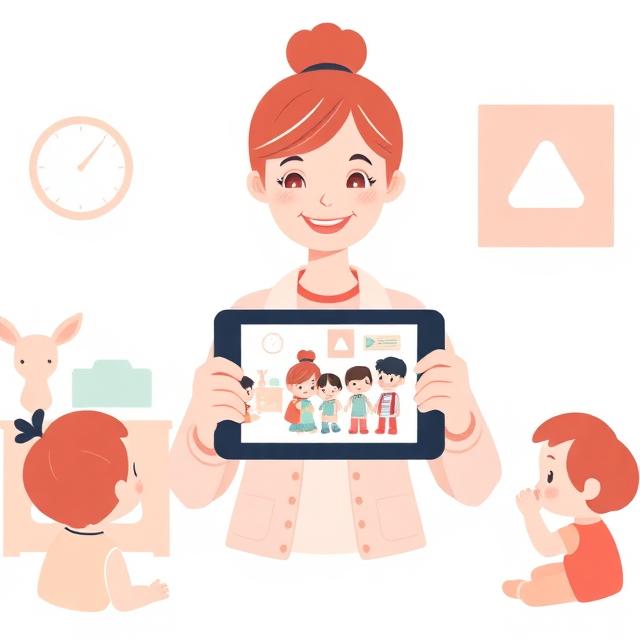 Öğretmen tablet kullanımı - Anaokulum öğretmen paneli